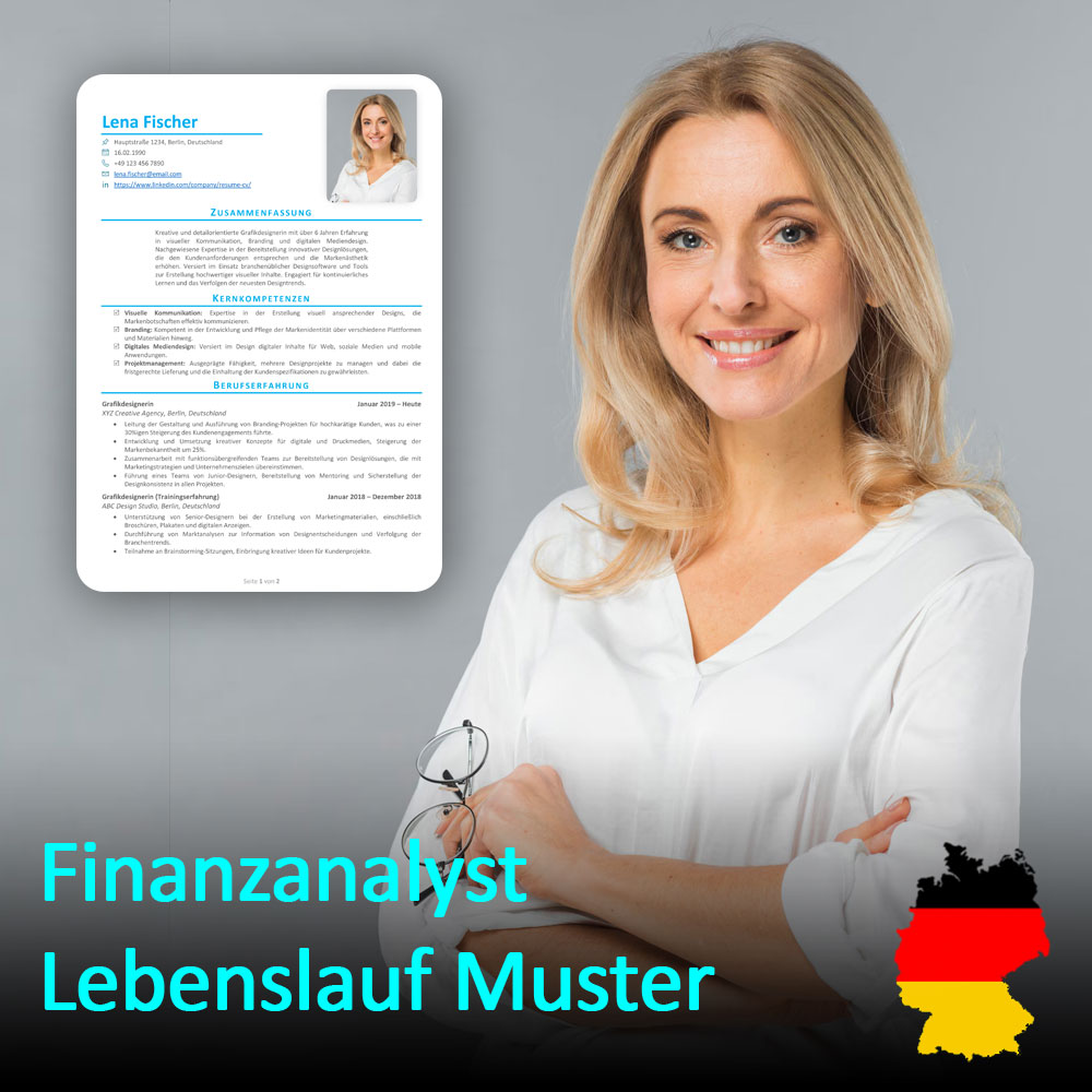 Grafikdesigner Lebenslauf Muster رزومه طراح گرافیک به آلمانی